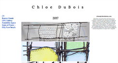 Desktop Screenshot of chloedubois.com